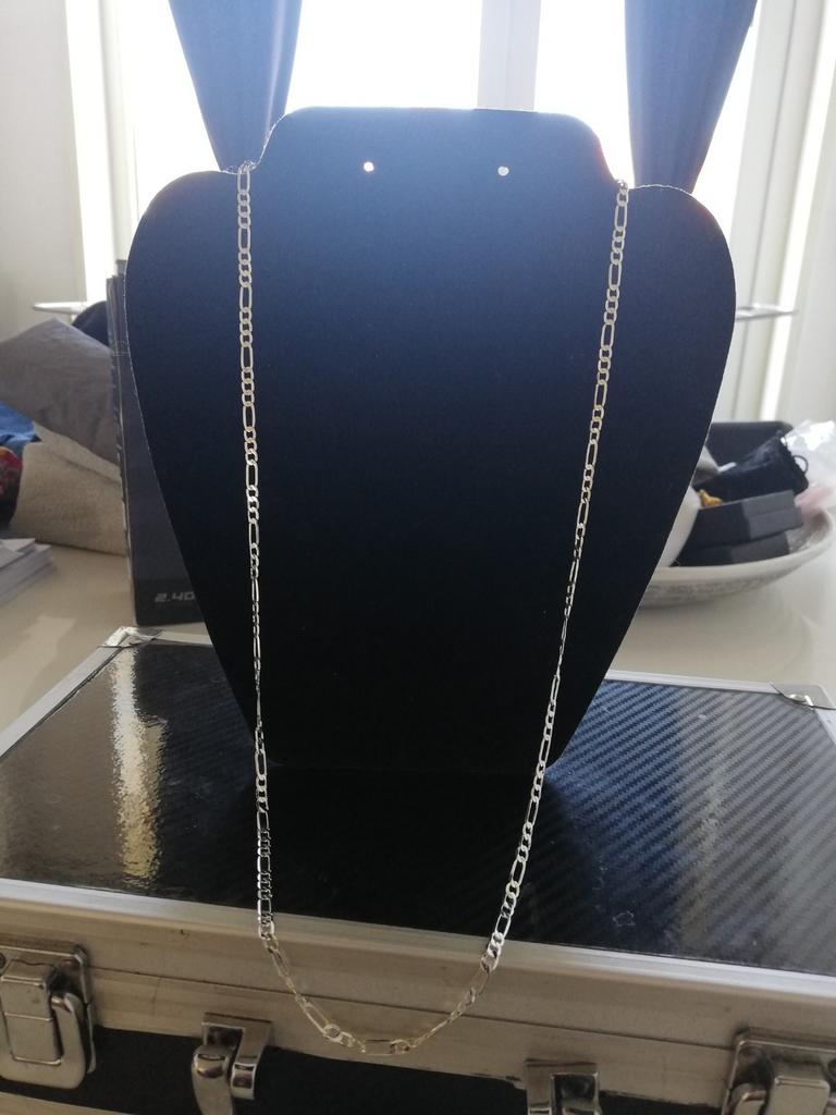 925 zilveren ketting 70 cm lang 4 mm breed, Ophalen of Verzenden