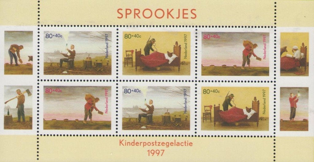 Kinderpostzegelvel 1997 Sprookjes Nederland, Ophalen, Postfris