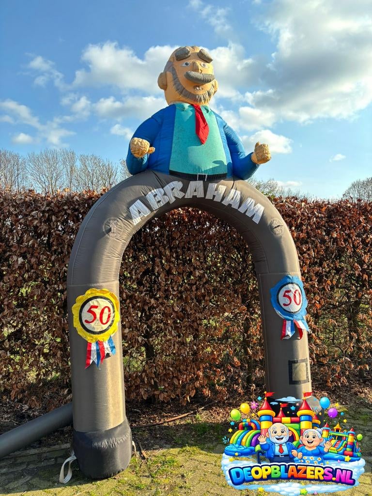 Abraham pop 50 jaar poppen, Ophalen of Verzenden, Zo goed als nieuw, Verjaardag