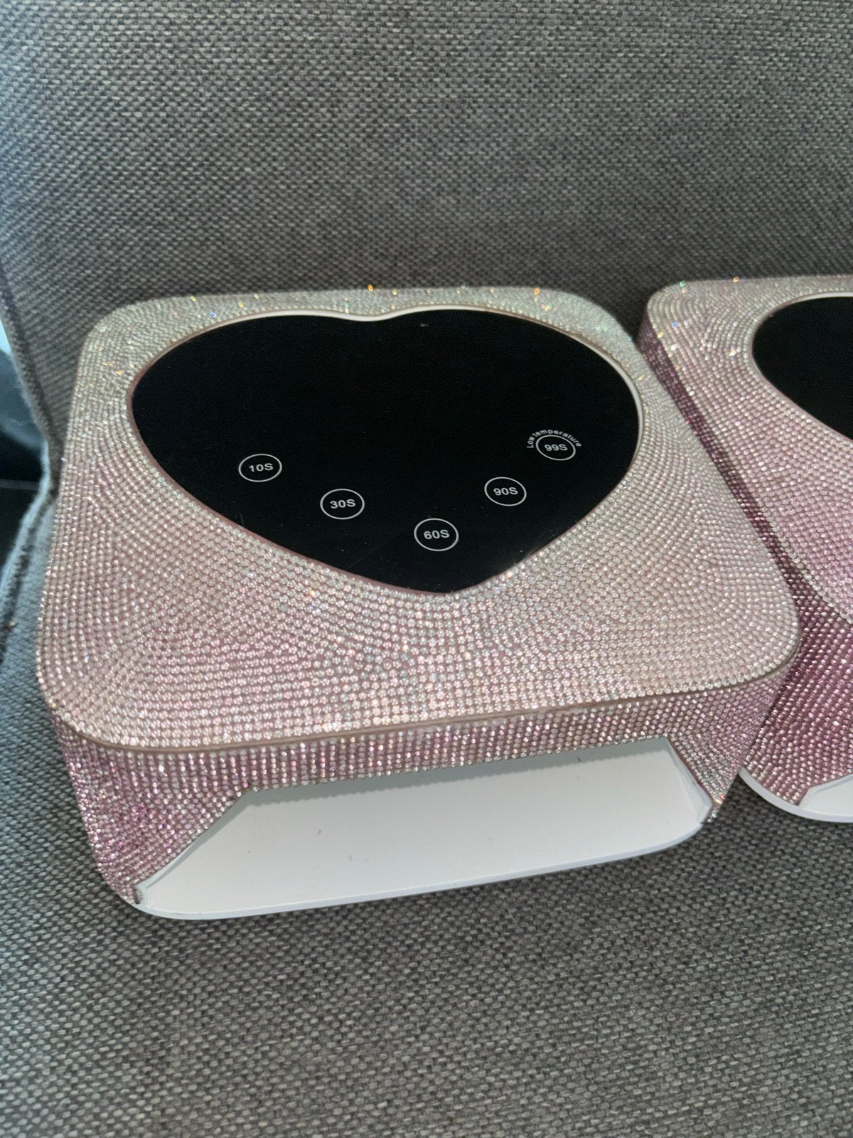 Twee Nagel LED Lampen met Strass Decoratie, Ophalen of Verzenden, Gebruikt, Overige typen
