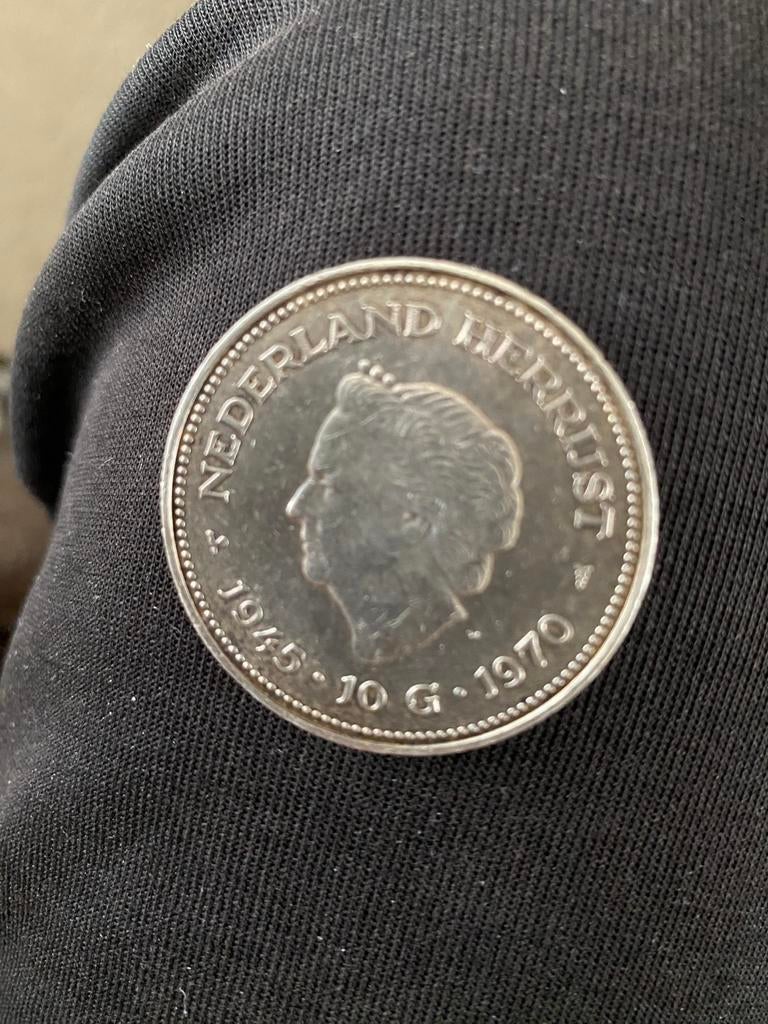 Mooie zilvere tien gulden, Ophalen of Verzenden, Koningin Wilhelmina, 10 gulden, Zilver