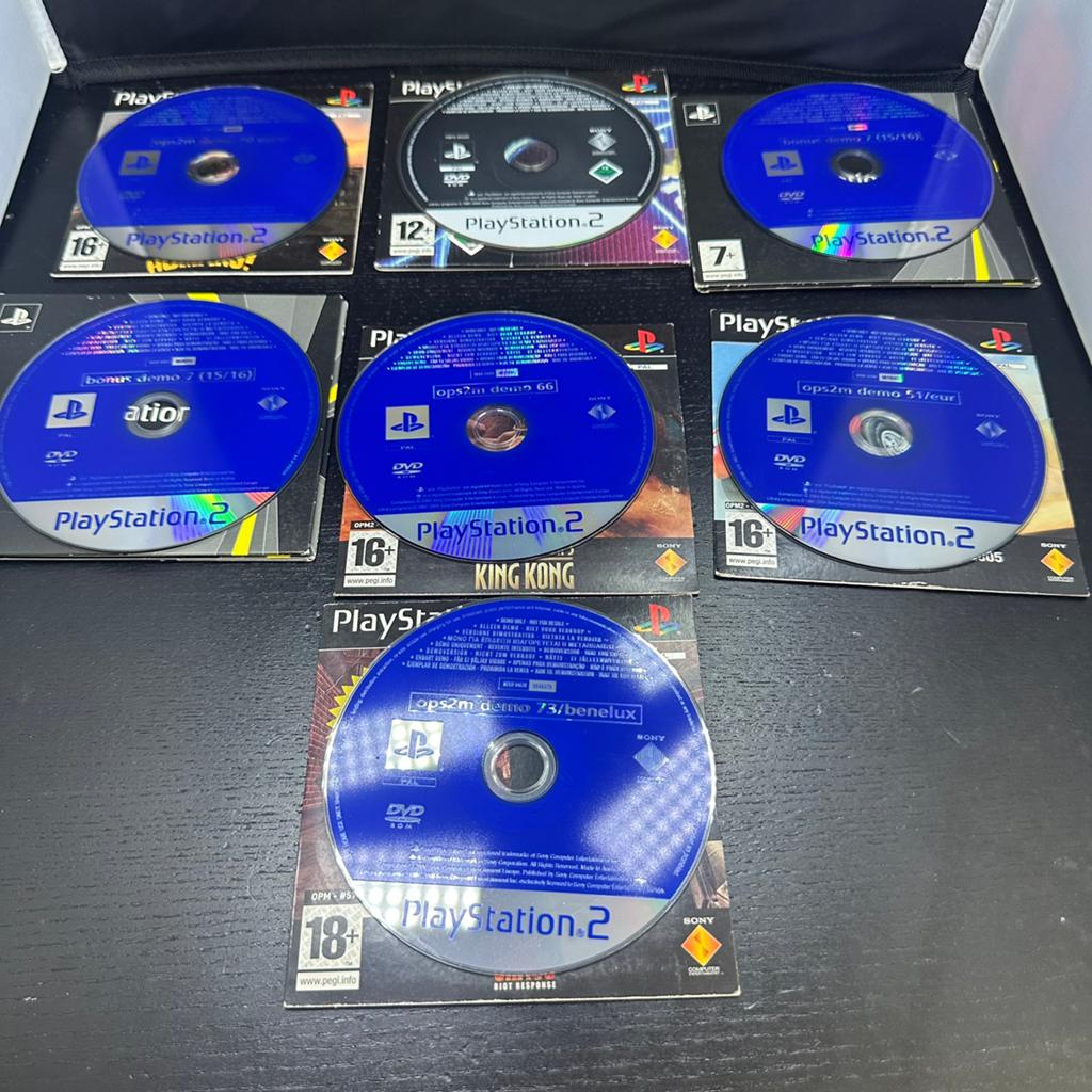 PlayStation 2 demo’s - Compleet en Werkend (7 stuks), S, G, Overige genres, 1 speler