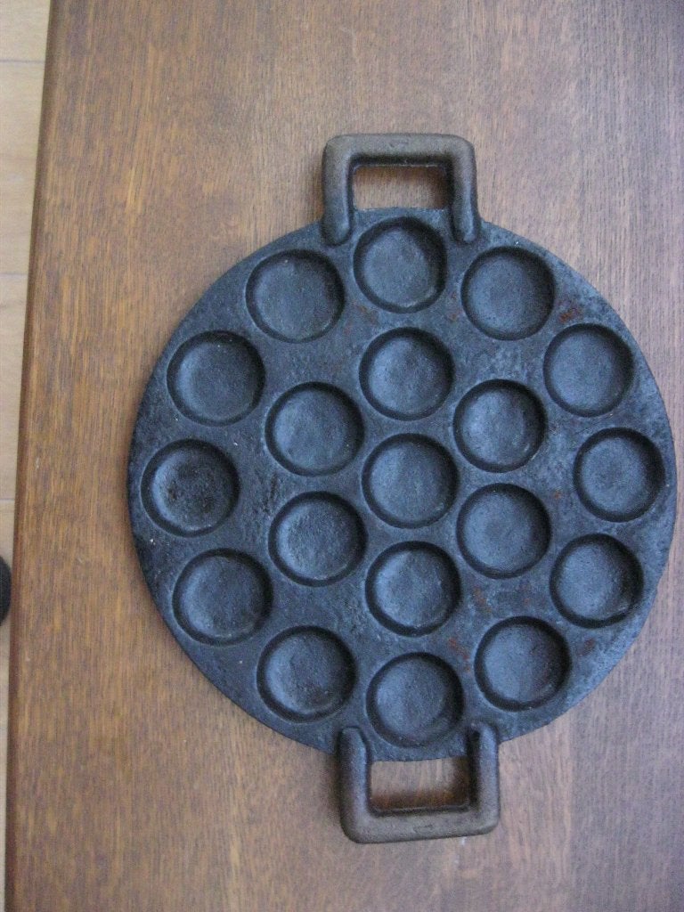poffertjeplaat, Ophalen, Vaatmachinebestendige platen, Gebruikt