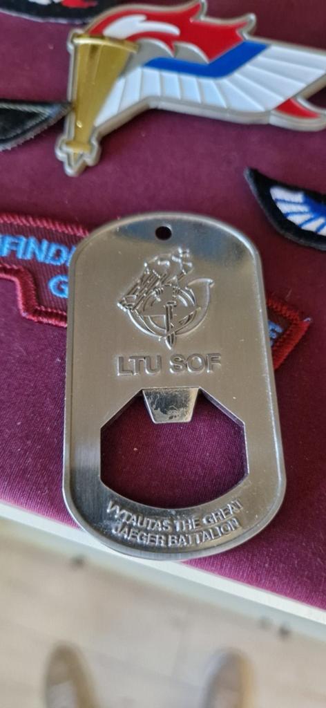Litouwen special forces opener, Verzamelen, Militaria | Algemeen, Ophalen of Verzenden, Landmacht, Nederland, Overige typen