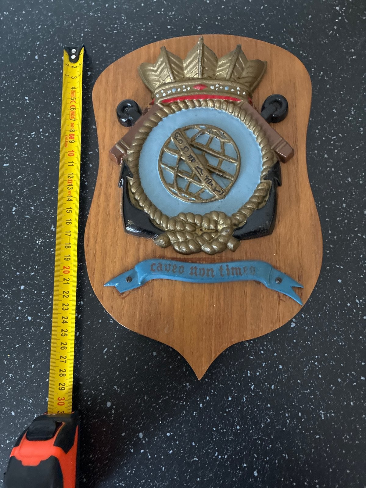 Wapenschild Zr. Ms. Urania, Ophalen of Verzenden, Marine, Nederland, Embleem of Badge
