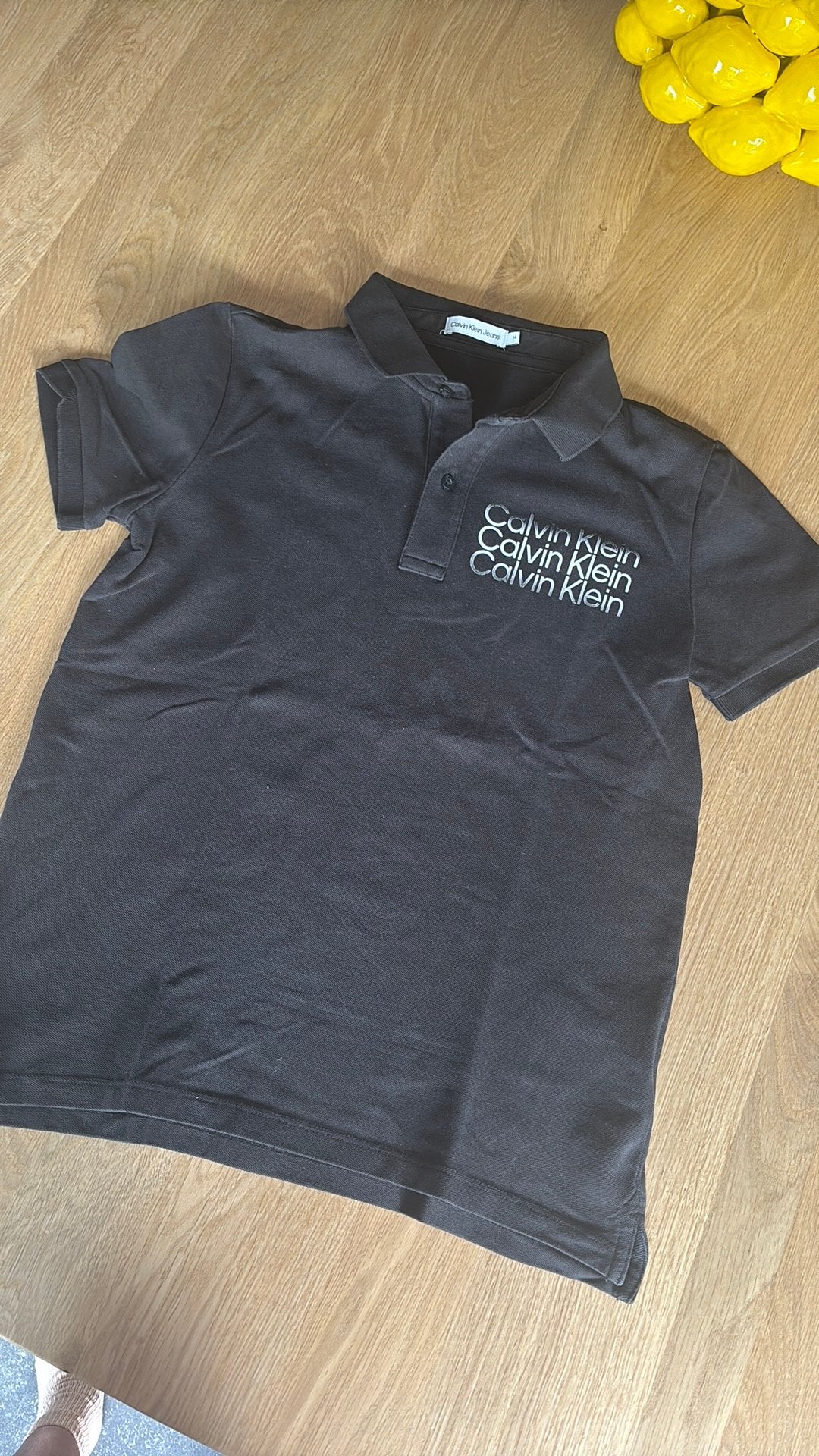 Calvin klein 164, Ophalen of Verzenden, Zo goed als nieuw, Jongen, Shirt of Longsleeve