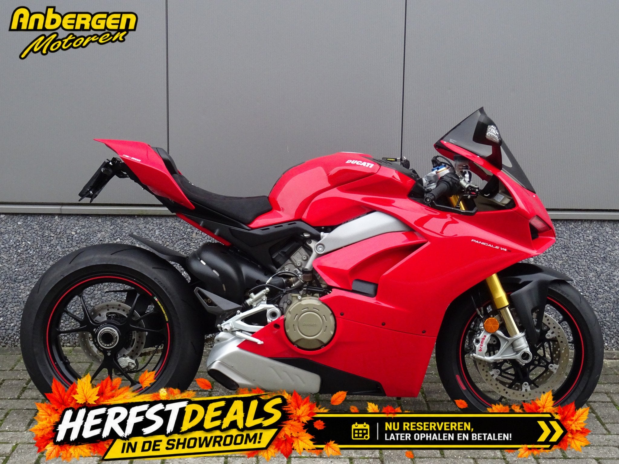 Ducati PANIGALE V4S (bj 2018), Motoren, Sport, 1100 cc, Gebruikt, Bedrijf