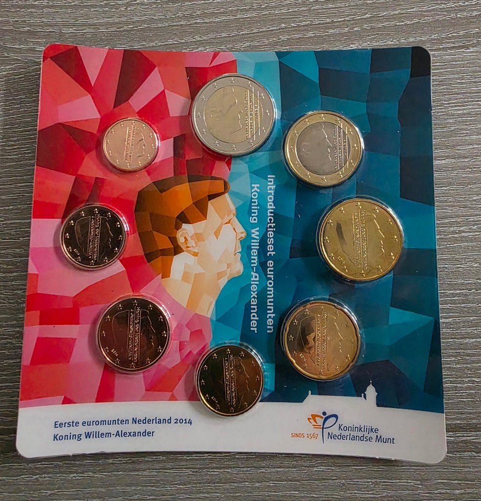 Introductieset Euromunten 2014 - Koning Willem-Alexander, Ophalen of Verzenden, Overige landen, 2 euro, Setje