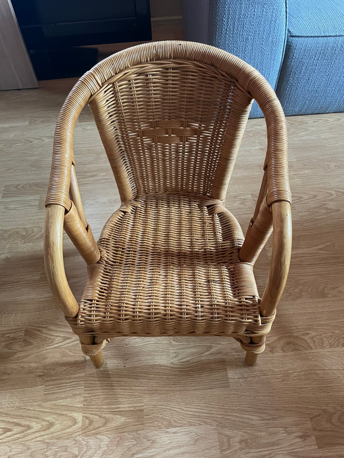 Rotan rieten kinderstoeltje, Kinderen en Baby's, Kinderstoelen, Ophalen, Zo goed als nieuw, Overige typen