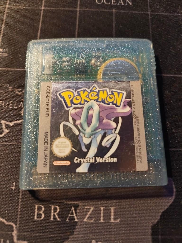 Originele Pokémon Crystal Nintendo Gameboy - Getest!, Spelcomputers en Games, Games | Nintendo Game Boy, Nieuw, Avontuur en Actie