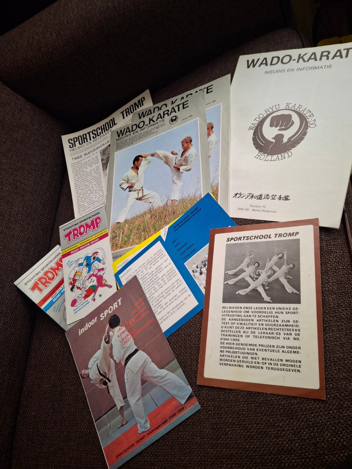 Sportschool Tromp Sliedrecht karate judo folders, Boeken, Ophalen of Verzenden, Spiritualiteit algemeen, Overige typen