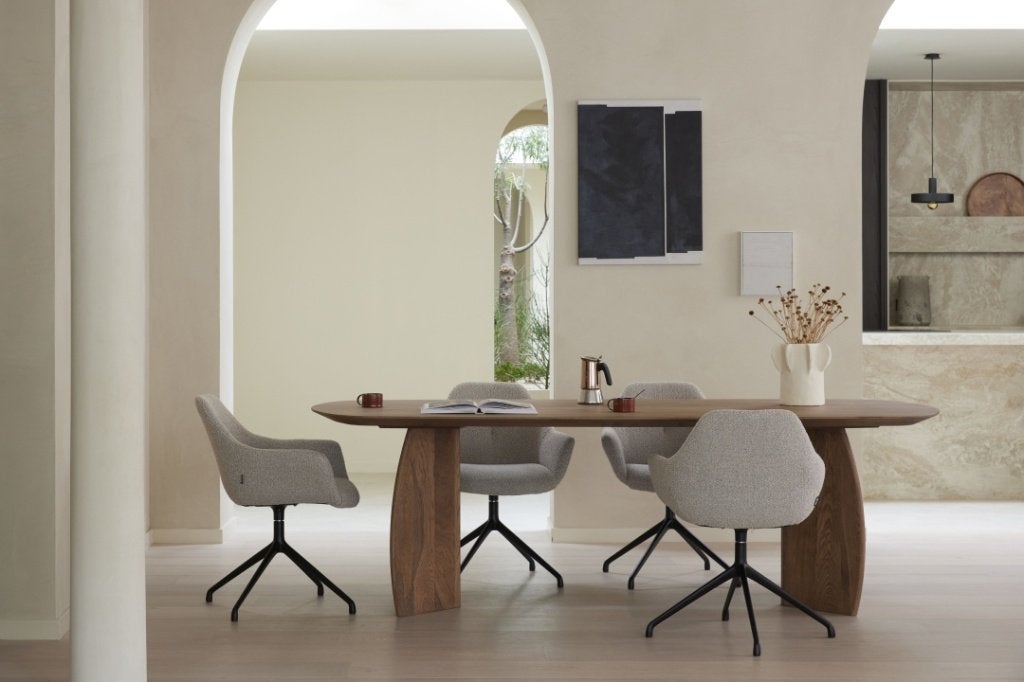 Dyyk Donato eikenhouten eettafel (200x100), Huis en Inrichting, Tafels | Eettafels, Ophalen, Eikenhout, 200 cm of meer, 50 tot 100 cm