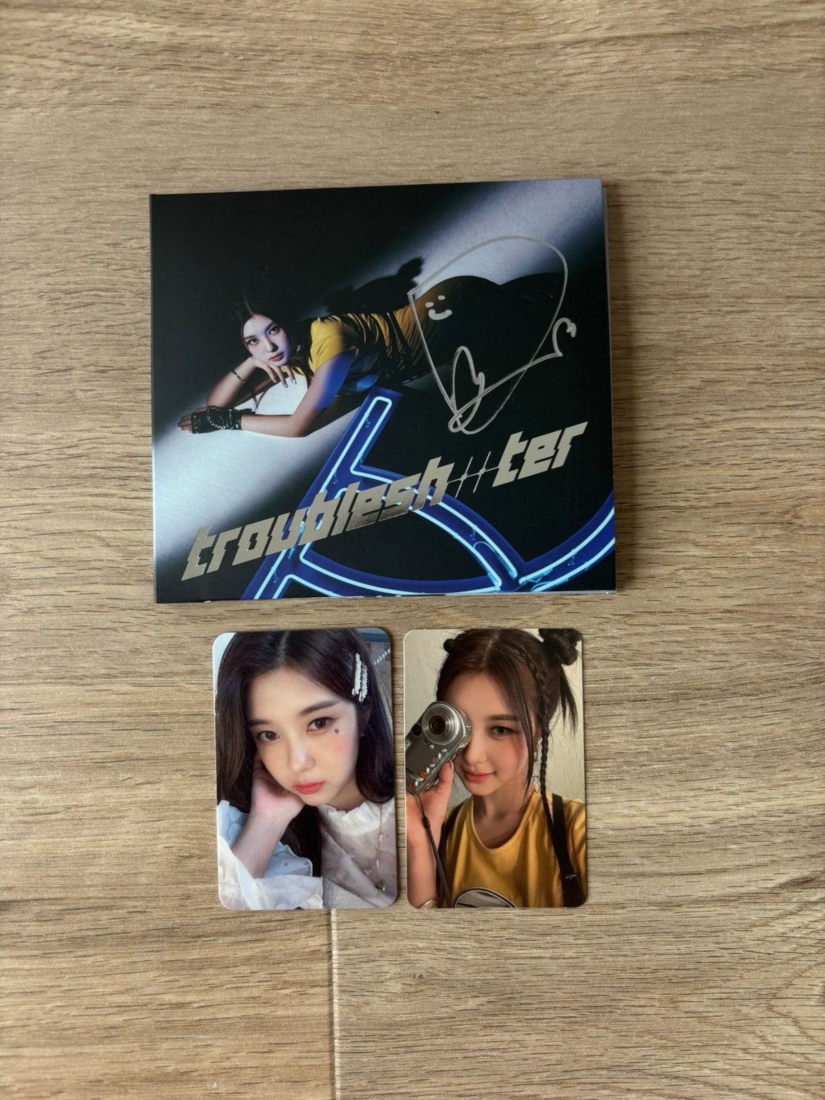 kep1er dayeon mwave signed album kpop k.pop troubleshooter, Ophalen of Verzenden, Zo goed als nieuw, Foto of Kaart