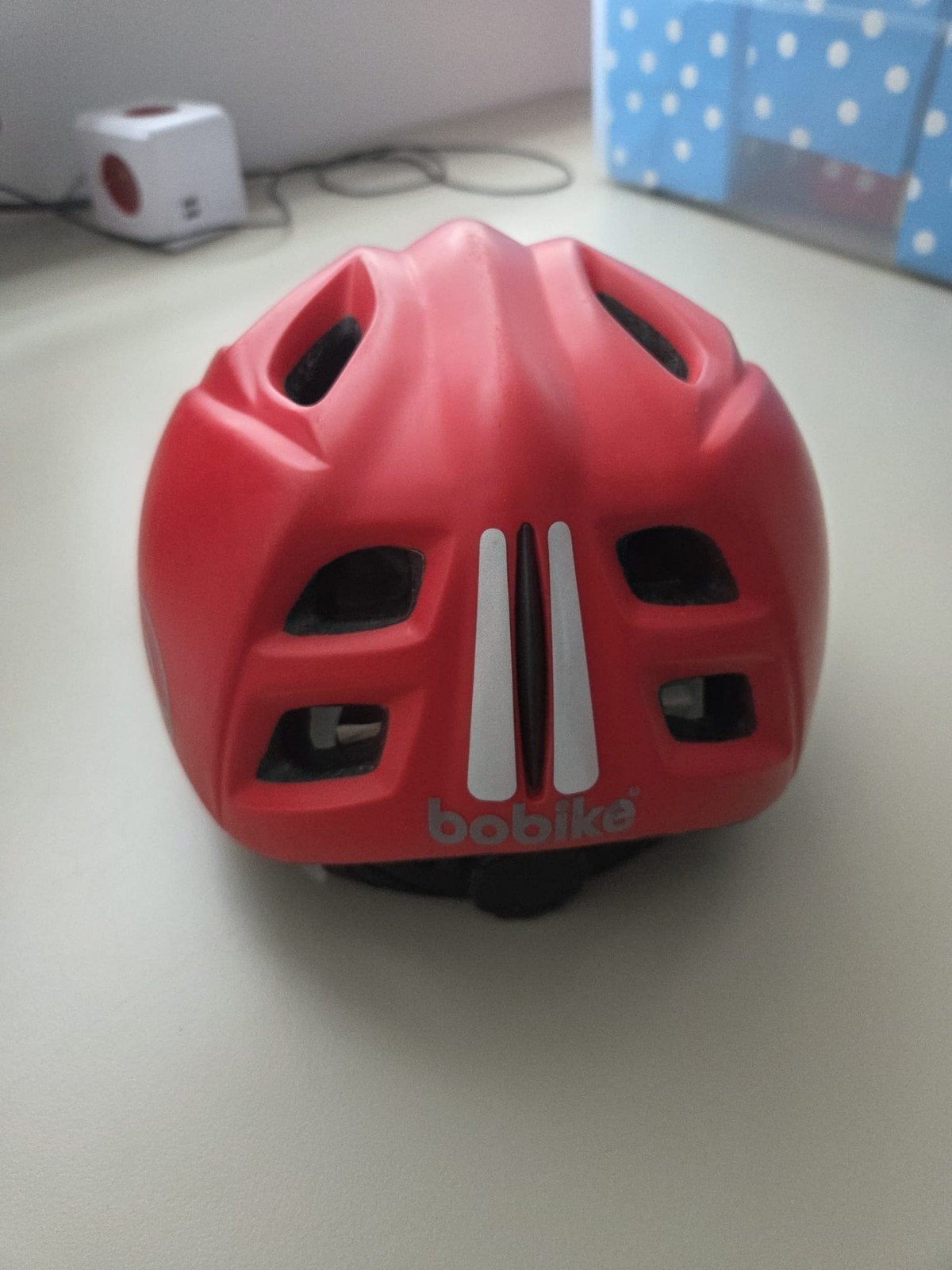 Bobike ONE Fietshelm Rood, Gebruikt, Jongen of Meisje, Overige maten, Ophalen of Verzenden