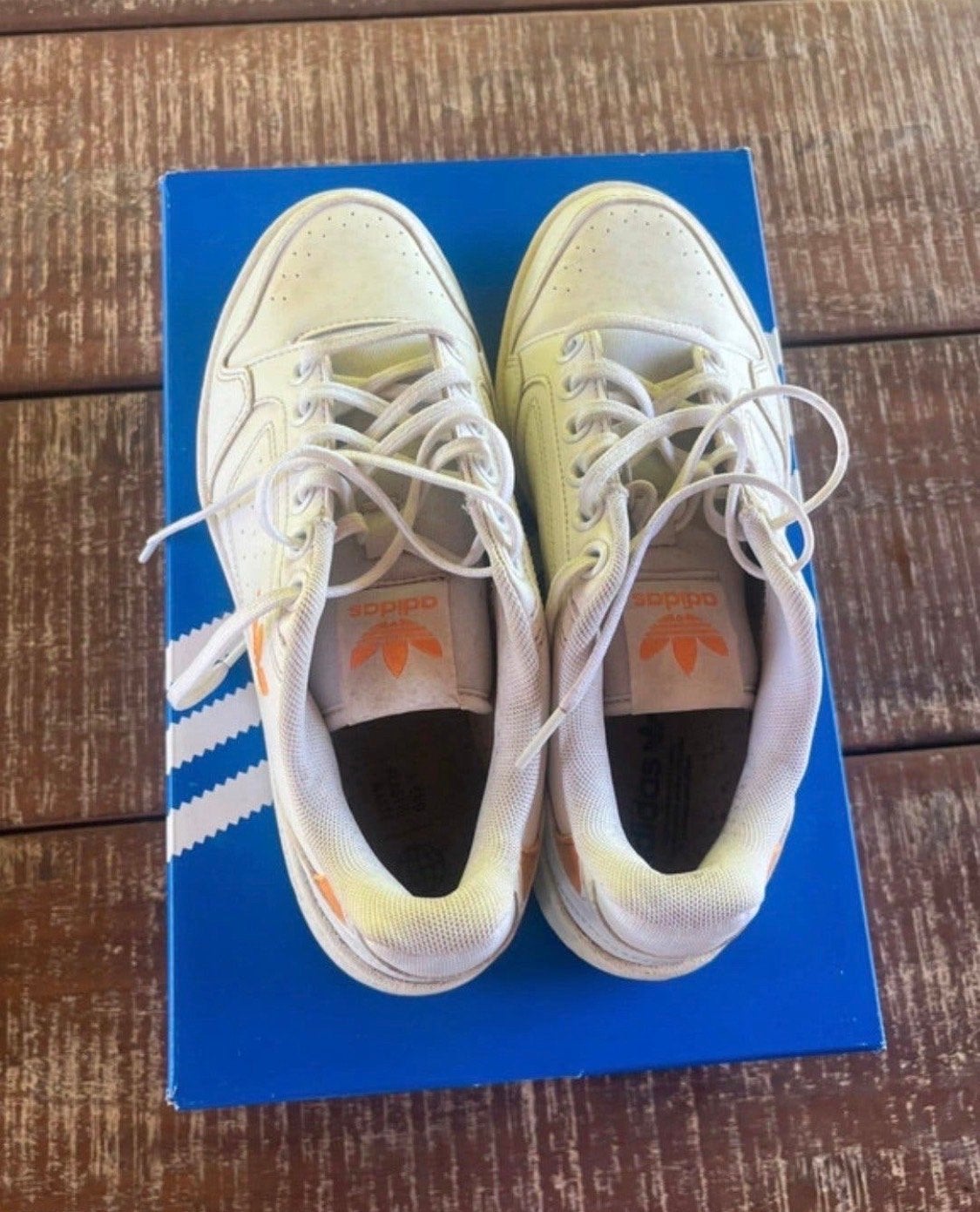 Adidas sneakers wit - Maat 38 2/3, Ophalen of Verzenden, Gedragen, Wit, Sneakers of Gympen