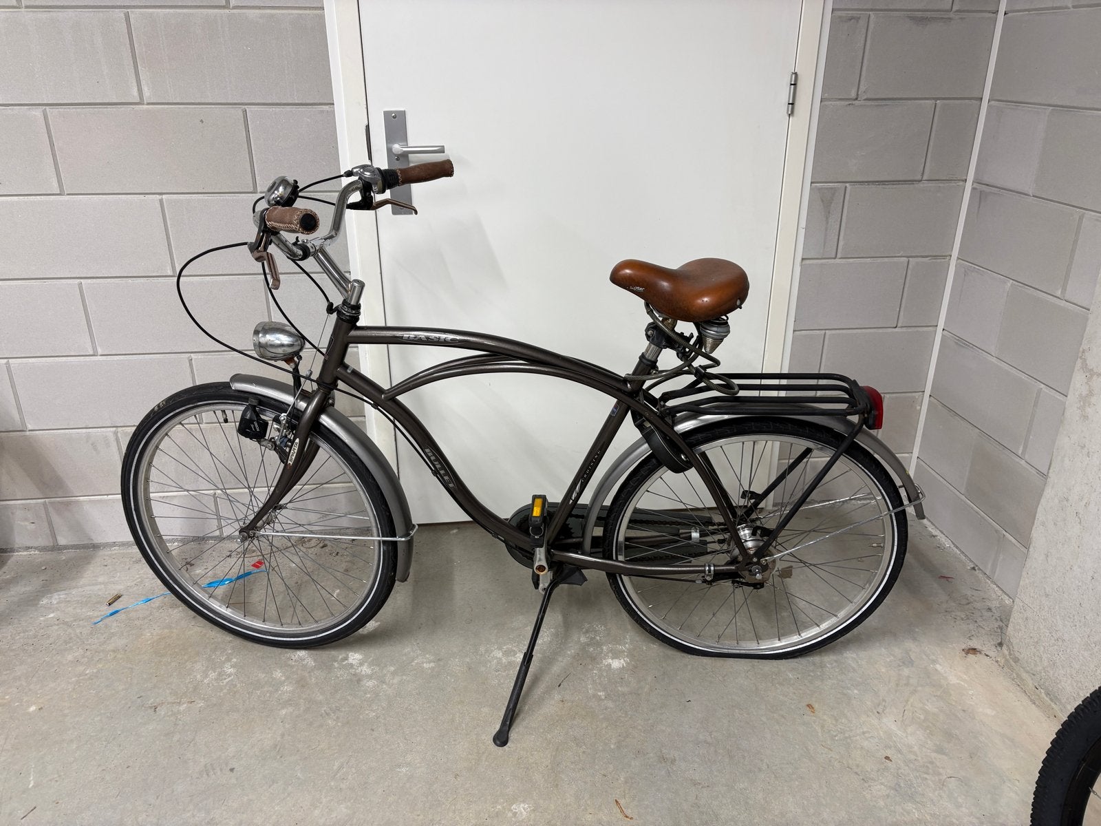 Fiets heren beachcruiser, Fietsen en Brommers, Fietsen | Heren | Herenfietsen, Ophalen, Gebruikt, Overige merken, Versnellingen