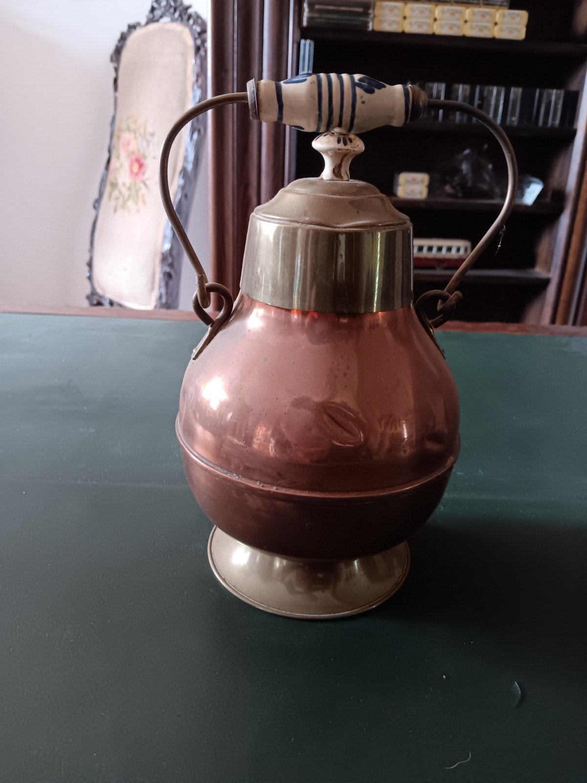 koperen pot met deksel, Ophalen, Koper