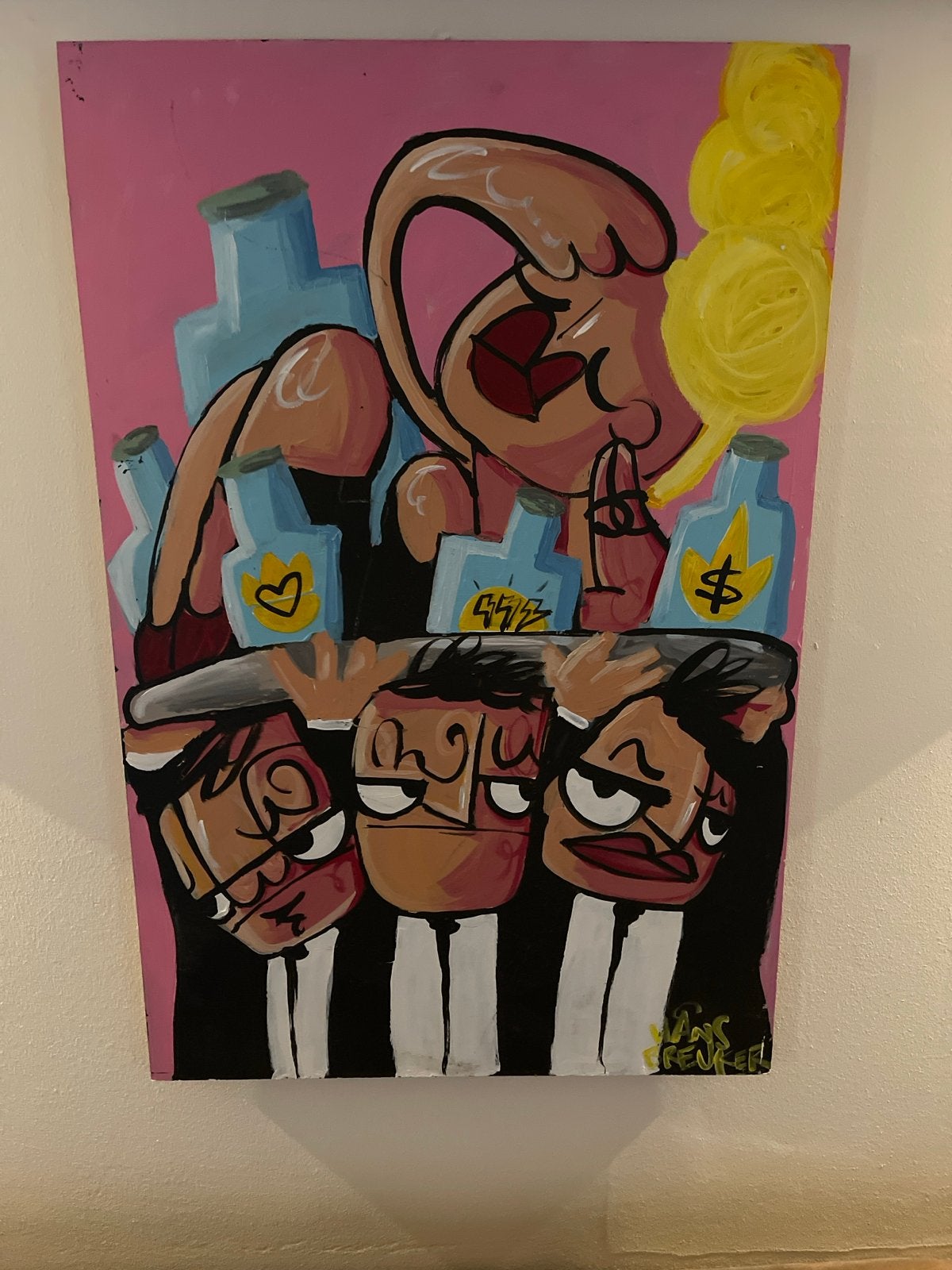 Uniek kunstwerk van Hans Breuker, Antiek en Kunst, Kunst | Schilderijen | Klassiek, Ophalen of Verzenden