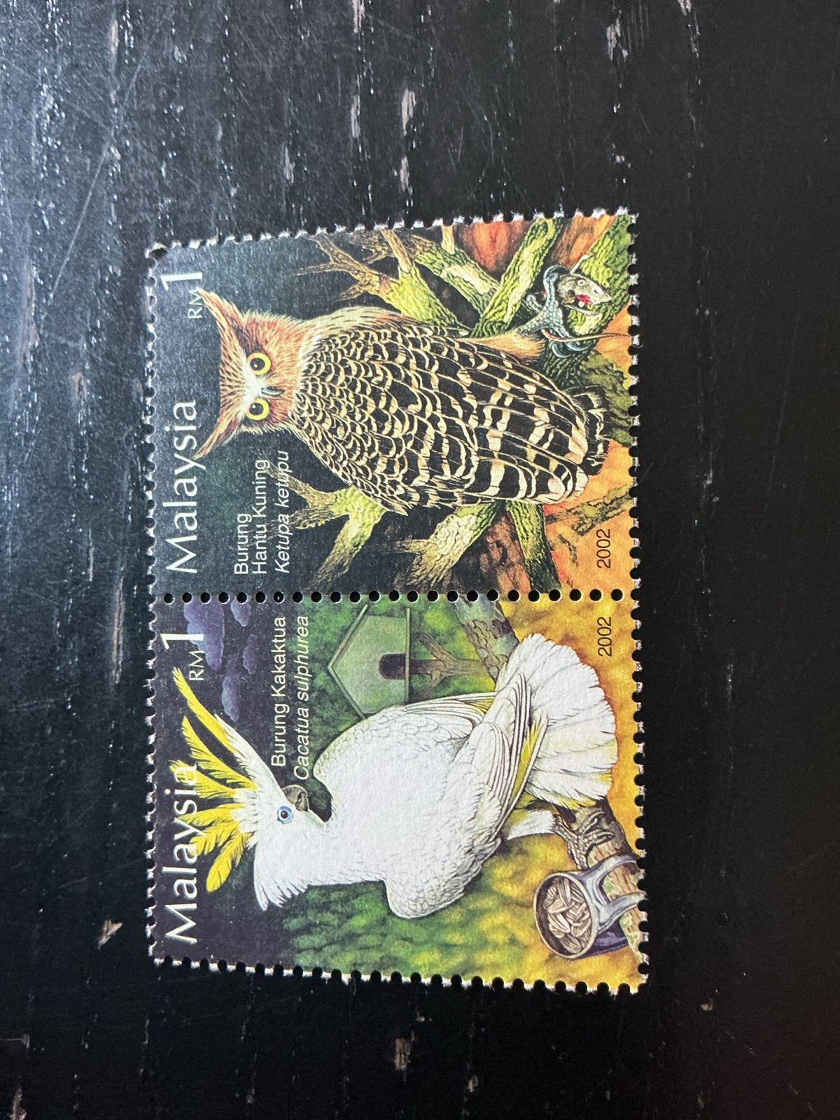 Maleisische postzegels - Vogels en Katten (2002), Ophalen of Verzenden, Na 1940, Postfris
