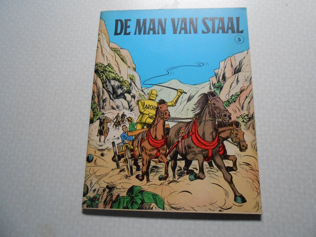 Archie, De man van staal. 5 1967 1 ste druk., Boeken, Stripboeken, Eén stripboek, Ophalen of Verzenden, Nieuw