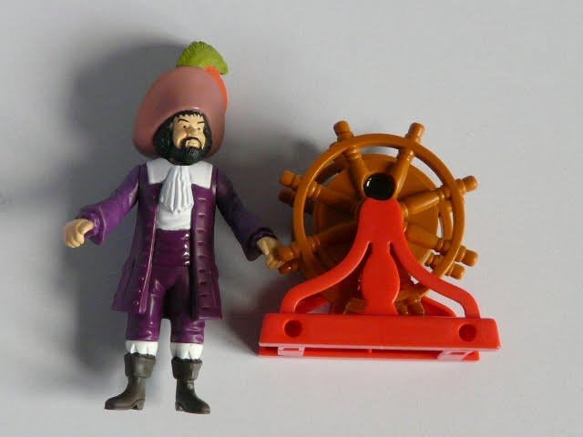 McDonalds 2011 # Ridder Francois Haddock en Stuurwiel, Ophalen of Verzenden, Kuifje, Zo goed als nieuw, Beeldje of Figuurtje