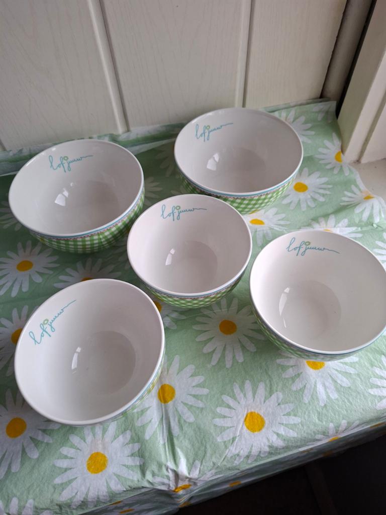 Lofjuuw schaaltjes 5 x, Ophalen of Verzenden, Overige stijlen, Schaal of Schalen