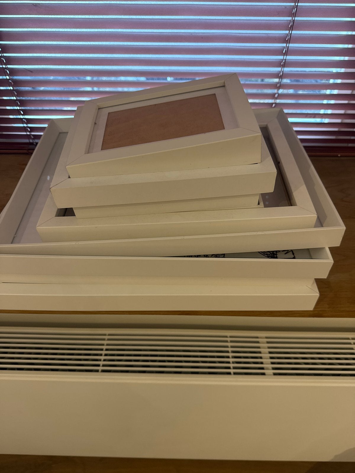 Witte fotolijsten - diverse formaten, Gebruikt, Ophalen of Verzenden, Fotolijst, Wit
