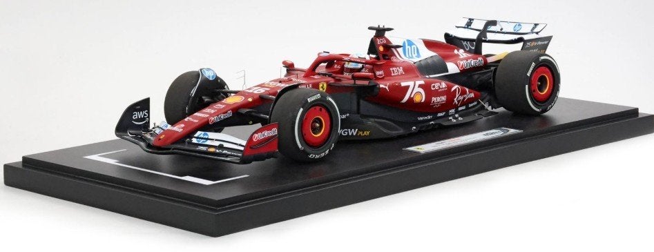 Ferrari SF-25 Charles LeClerc Monaco BBR1227C16 PRE-ORDER, Ophalen of Verzenden, Nieuw, 1:9 t/m 1:12, Auto