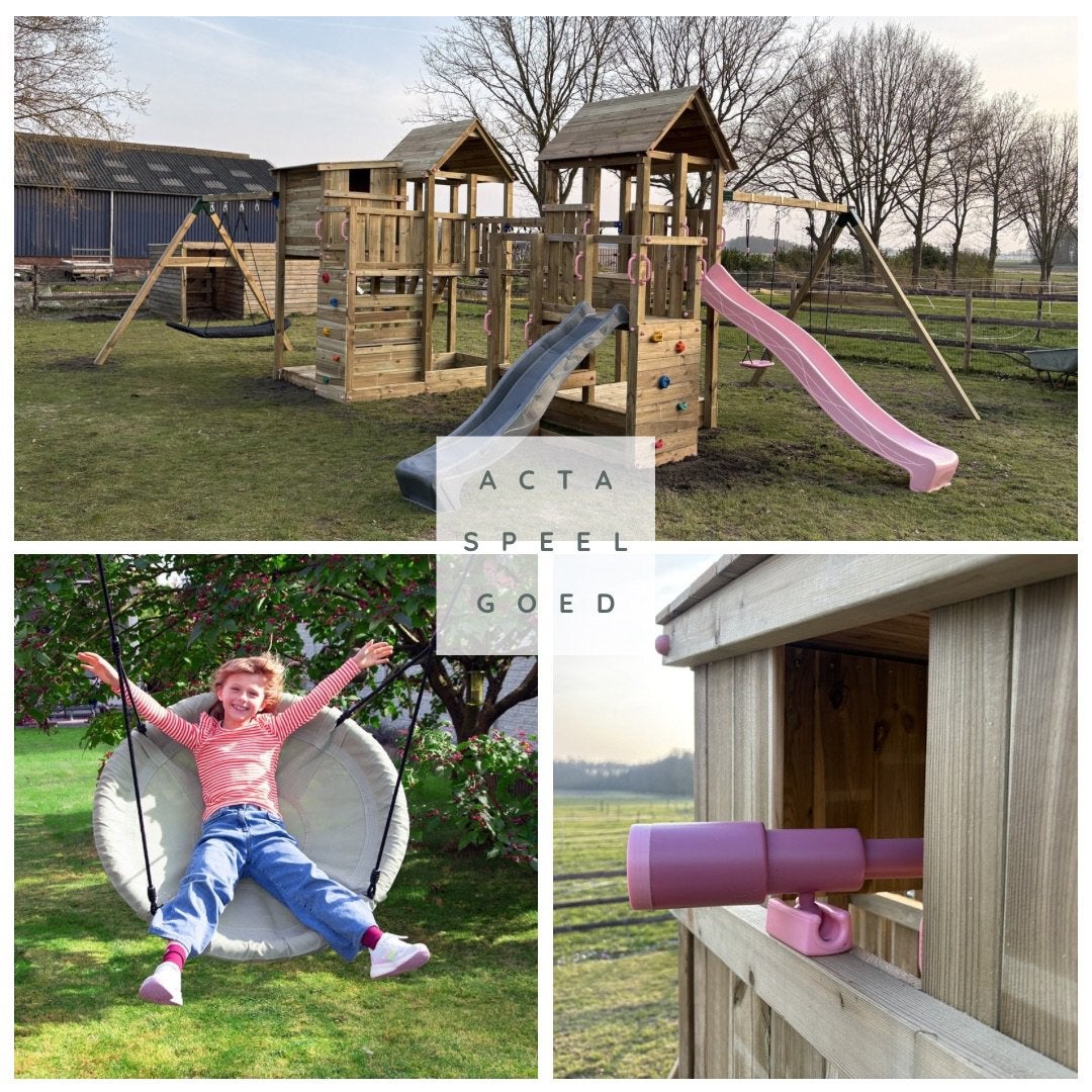 Houten Speeltoestel? Acta Speelgoed, Showroom in Veendam!, Kinderen en Baby's, Speelgoed | Buiten | Speeltoestellen, Ophalen of Verzenden