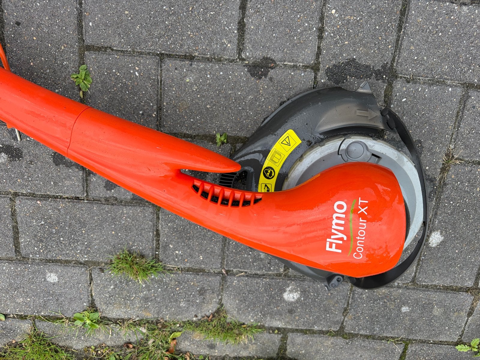 Flymo Contour XT Grastrimmer - Elektrisch en Gebruikt, Ophalen, Gebruikt, Elektrische grasmaaier