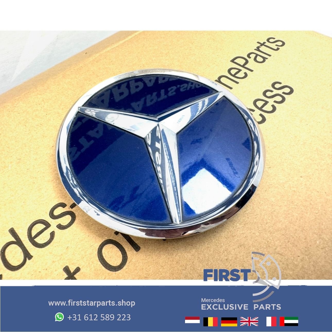 A205 C205 STER Kofferbak LOGO achterklep EMBLEEM CHROOM A205