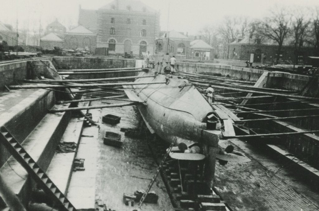 den helder onderzeeboot, Ophalen of Verzenden, Voor 1940, Zo goed als nieuw, Foto
