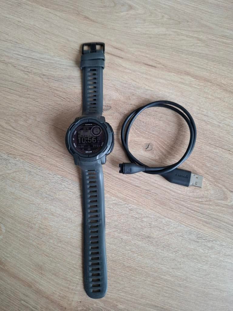 Garmin Instinct 2 Solar Graphite, Ophalen of Verzenden, Kompas, Zwart, Android