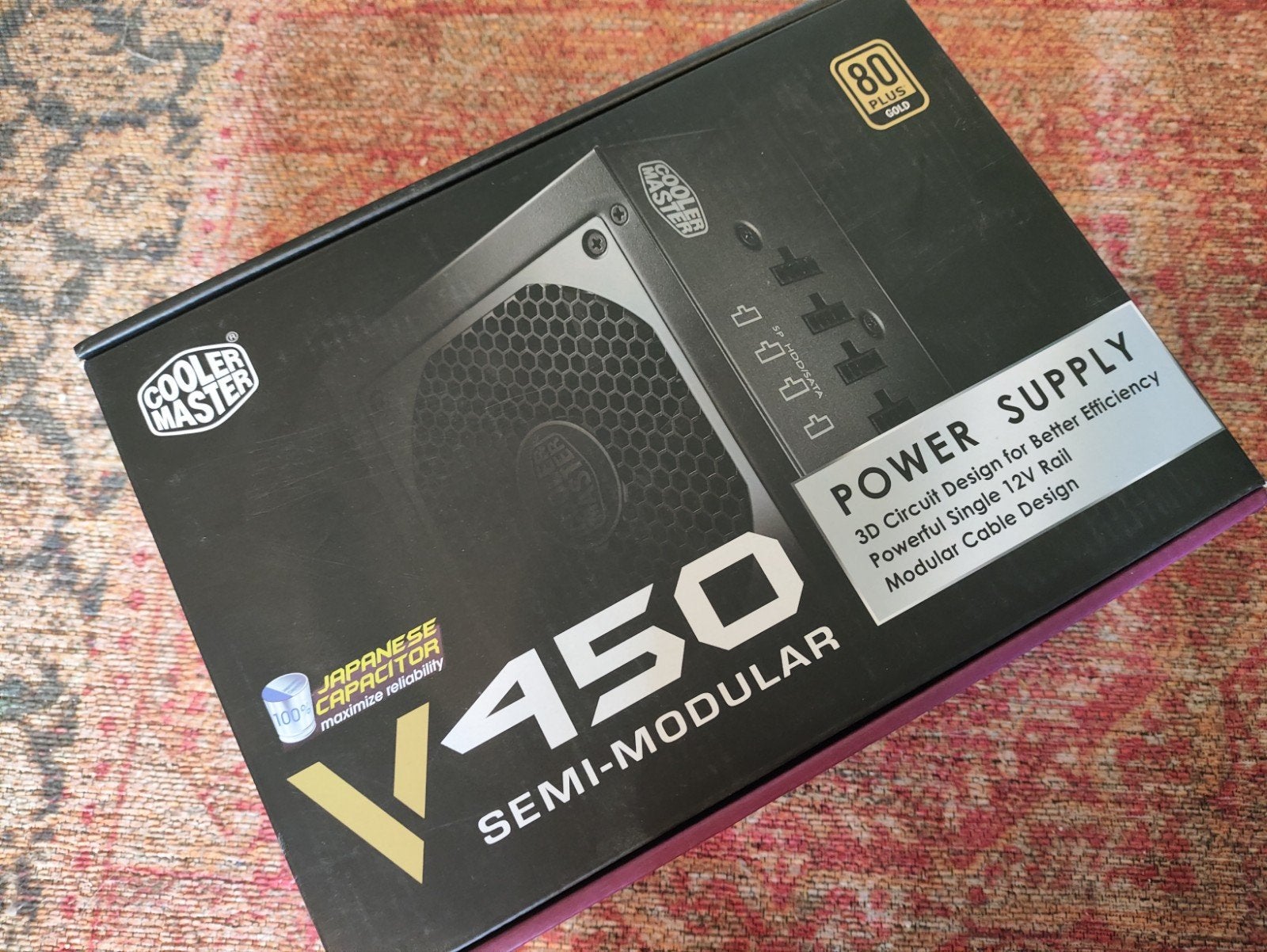 Cooler Master V450 Semi-Modulair Voeding 450W, Ophalen of Verzenden, Zo goed als nieuw