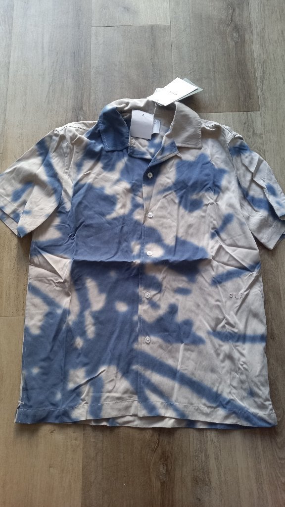 Nieuw OLAF heren overhemd met tie-dye print - Maat XS, Olaf, Blauw, Nieuw, Ophalen of Verzenden