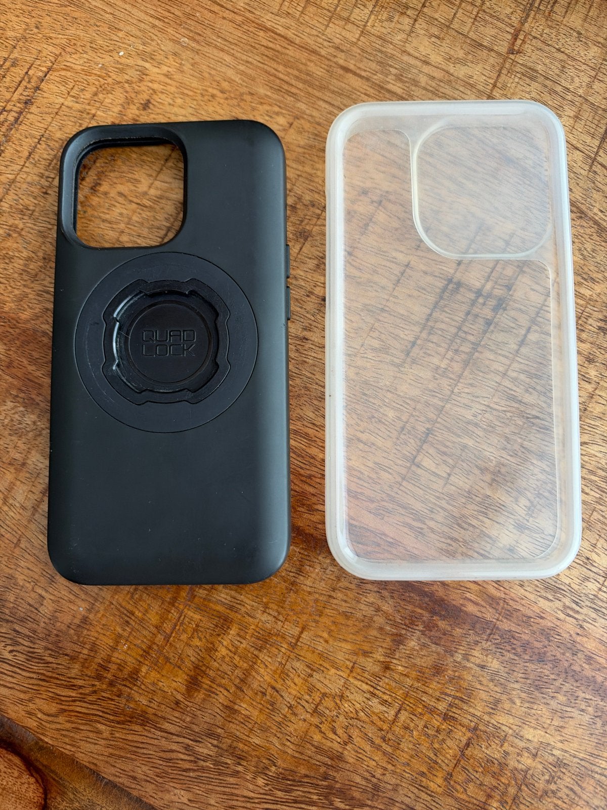 Quad Lock iPhone 13 Pro Hoesje + poncho, Kunststof, Verzenden, IPhone 14 Pro, Quad Lock