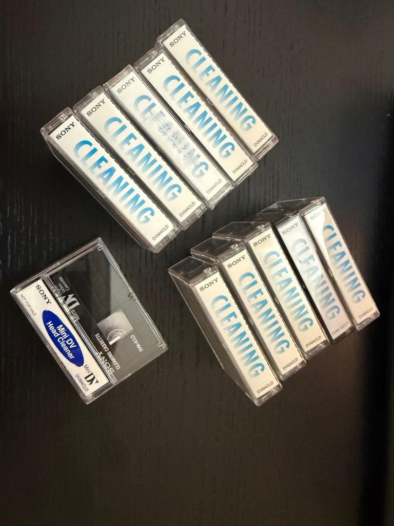 Sony mini DV Cleaning tapes (per stuk of meerdere), Mini dv, 20x of meer, Nieuw, Ophalen of Verzenden