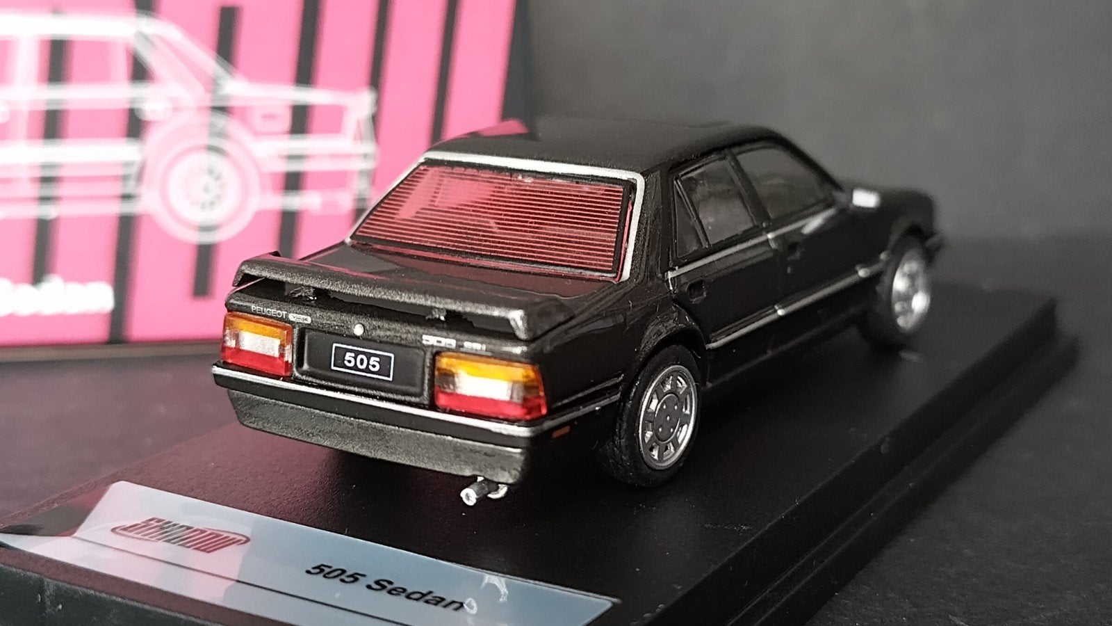 Peugeot 505 Turbo Injection 1:64 Shadow Pol, Hobby en Vrije tijd, Auto, Verzenden, ., Nieuw
