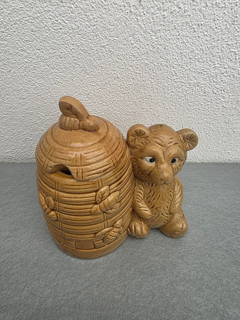 Vinrage Honingpot met beer, Ophalen of Verzenden, Huis en Inrichting