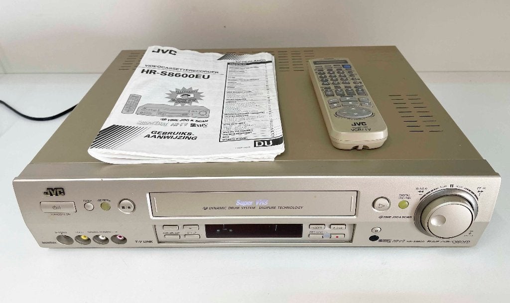 JVC HR-S8600EU hoogwaardige Super VHS-videorecorder met TBC, Jvc, N, Ophalen of Verzenden, VHS-speler of -recorder