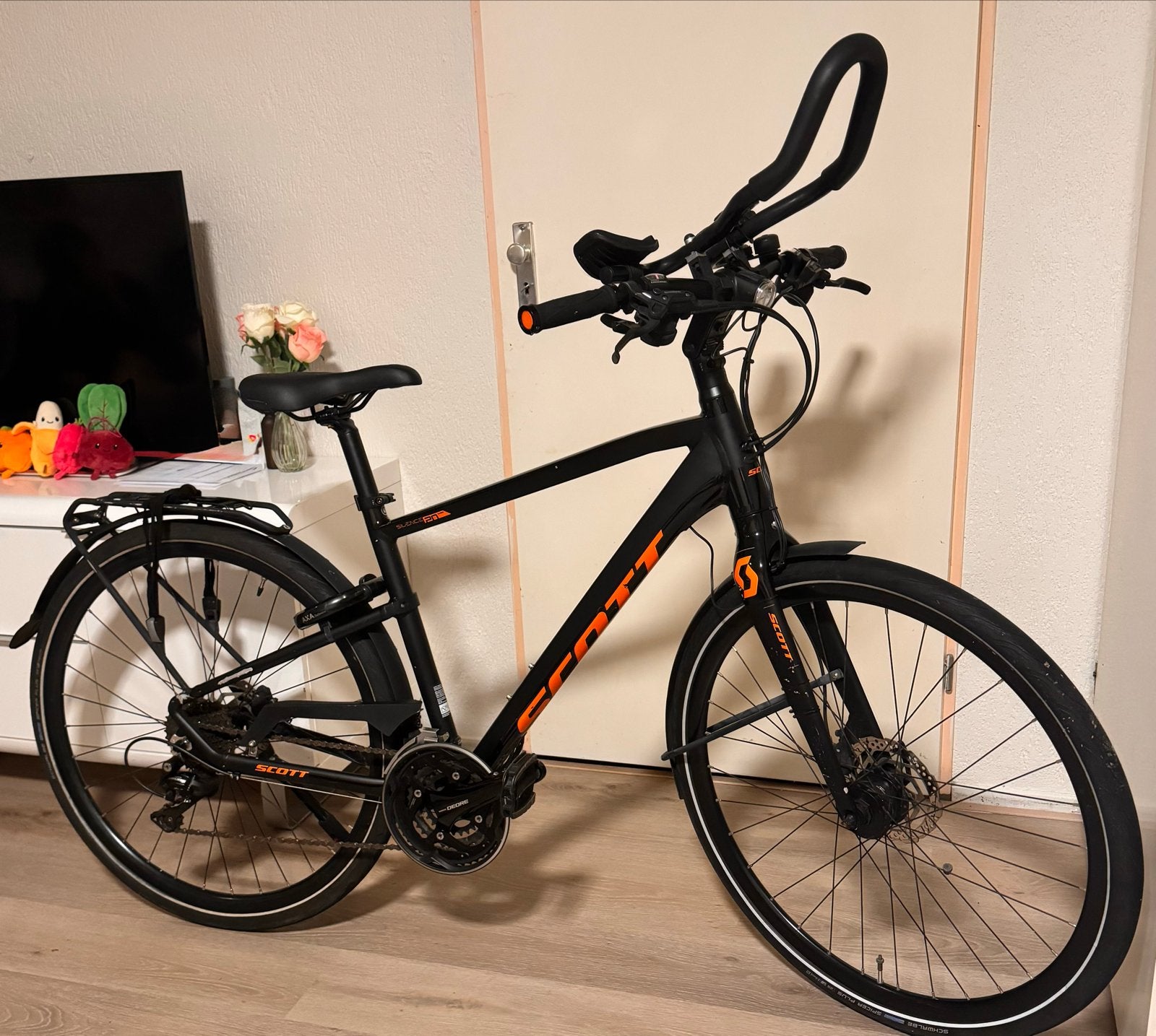 Scott Silence fiets, 28 inch, Zo goed als nieuw, Meer dan 20 versnellingen, Schijfrem