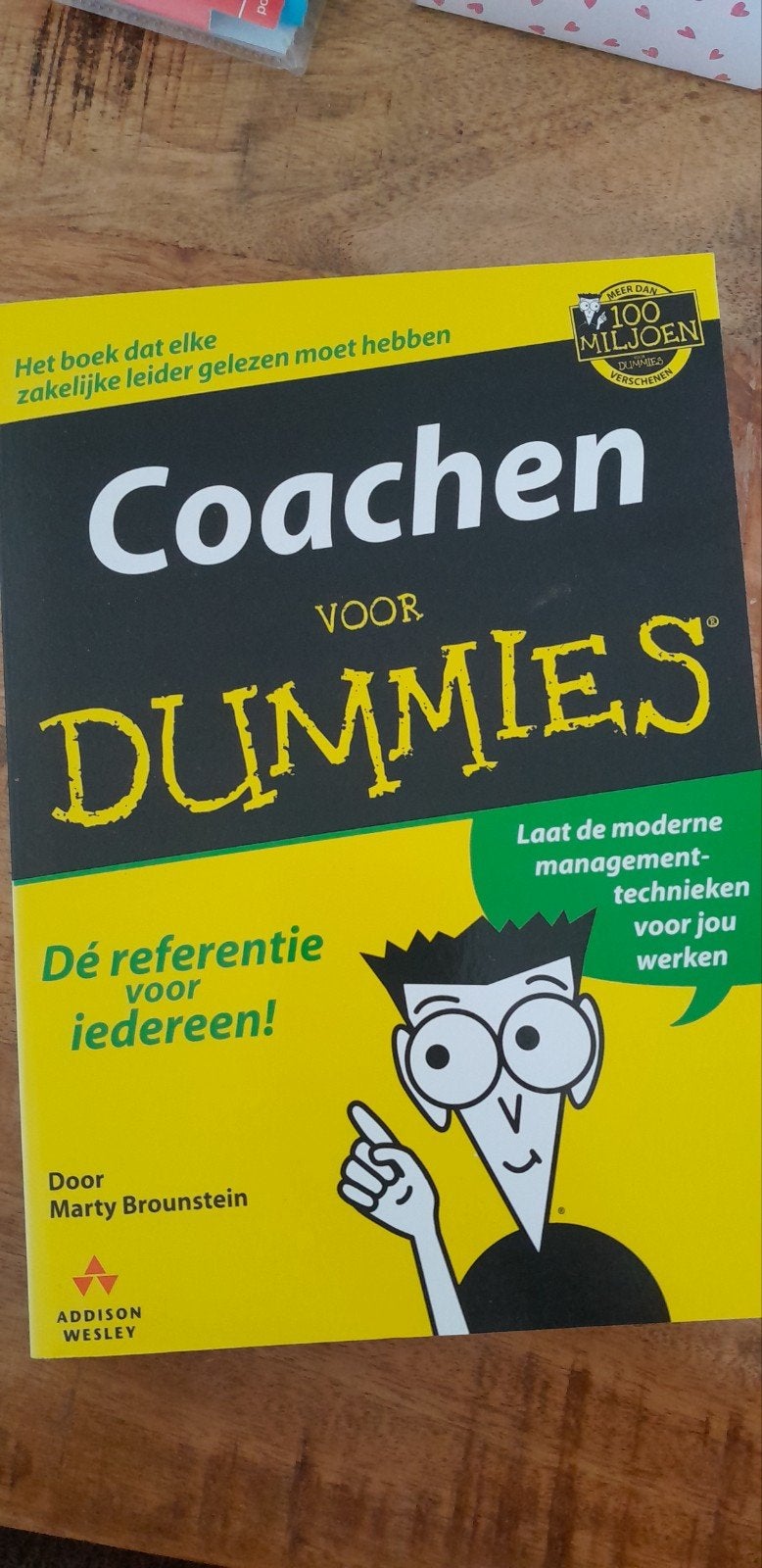Coachen voor Dummies - Leer effectief coachen, Ophalen of Verzenden, Zo goed als nieuw, Marty Brounstein