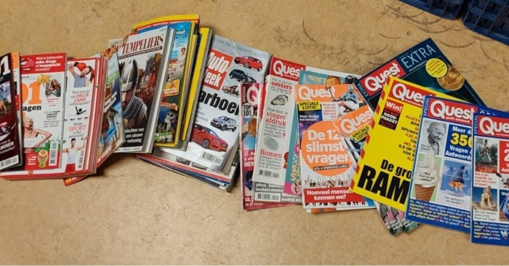 Vele tijdschriften voor een prikkie, Ophalen, Gelezen, Wetenschap en Natuur