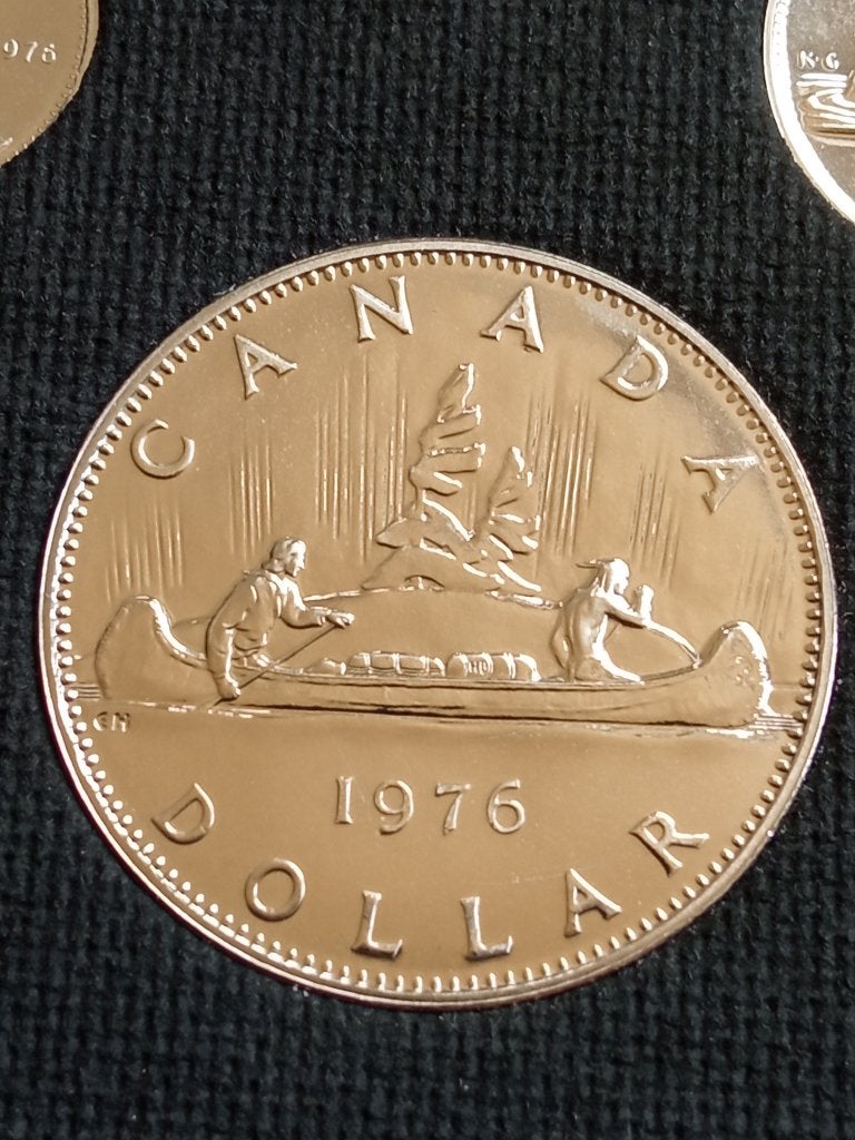 Canada 1 dollar 1976., Ophalen of Verzenden, Noord-Amerika, Losse munt