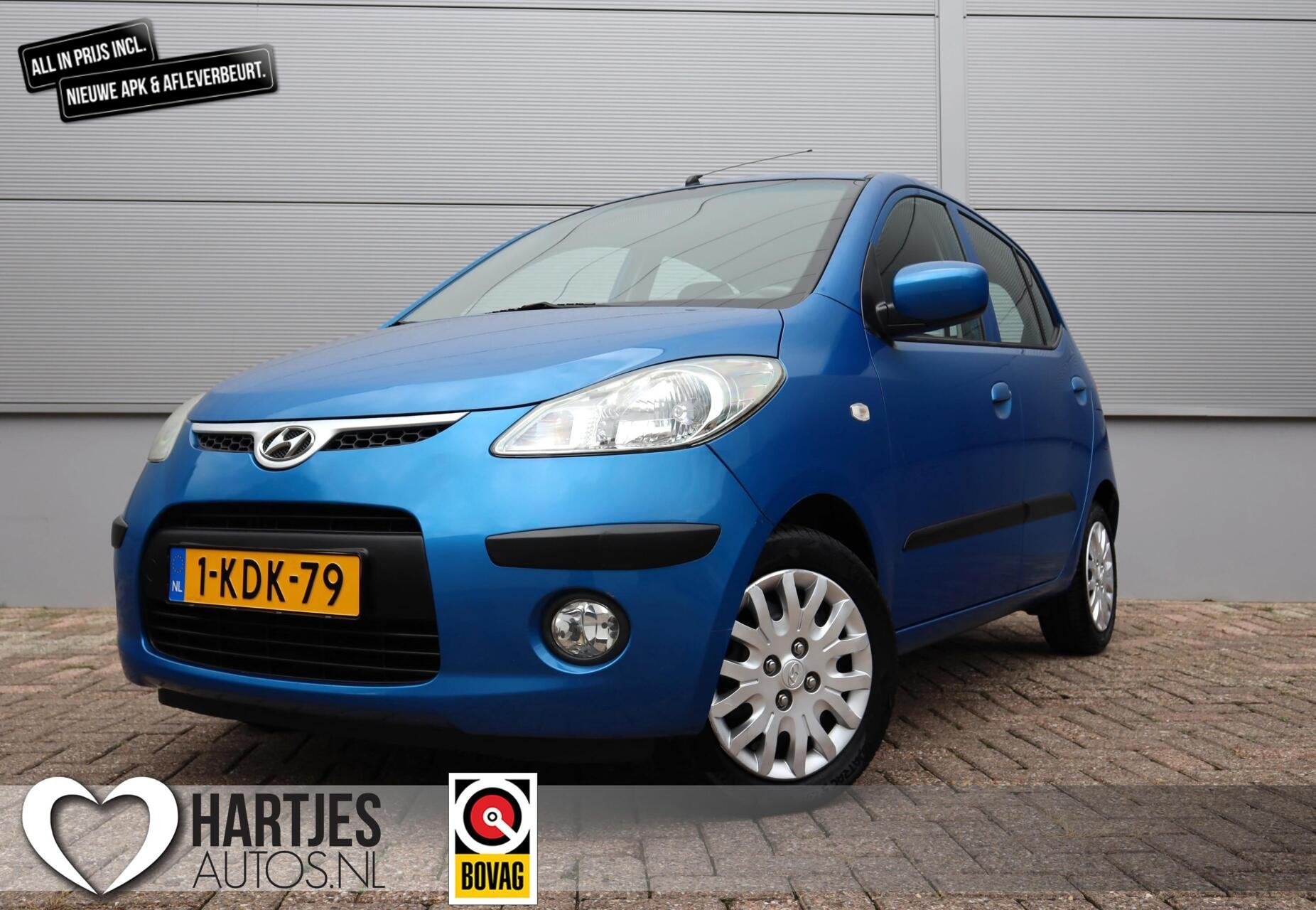 Hyundai i10 1.1 Pure Airco/Radio-CD-Mp3/Isofix, Auto's, Voorwielaandrijving, Gebruikt, 4 cilinders, Met garantie (alle)