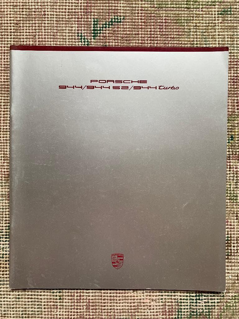 Amerikaanse folder brochure Porsche 944 1989 izgs, Boeken, Porsche, Ophalen of Verzenden, Zo goed als nieuw, Porsche