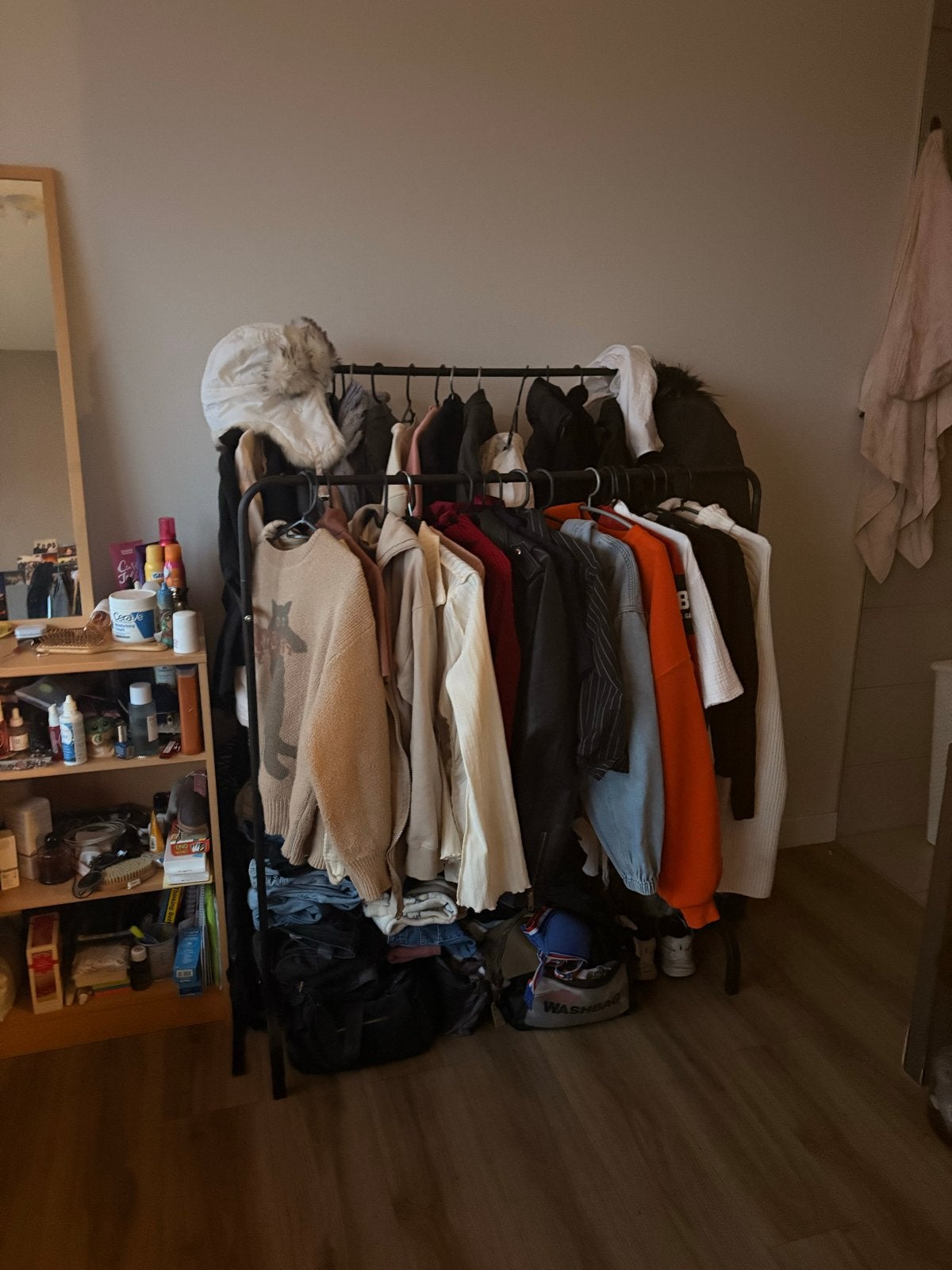 Kledingrek, Ophalen, Met wielen, Gebruikt