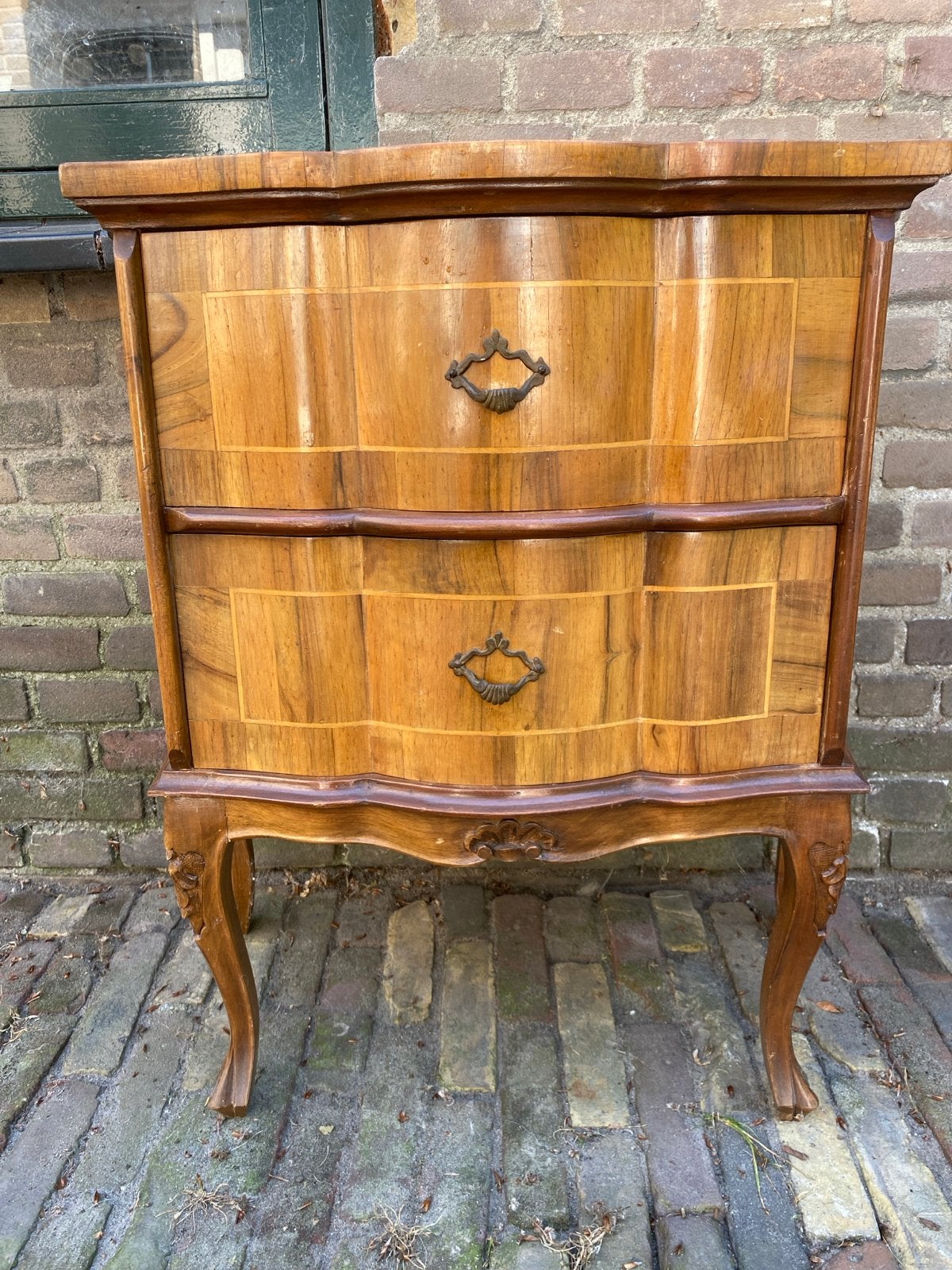 Antieke Louis V Stijl Commode met 2 Laden, Antiek en Kunst, Antiek | Meubels | Kasten, Ophalen
