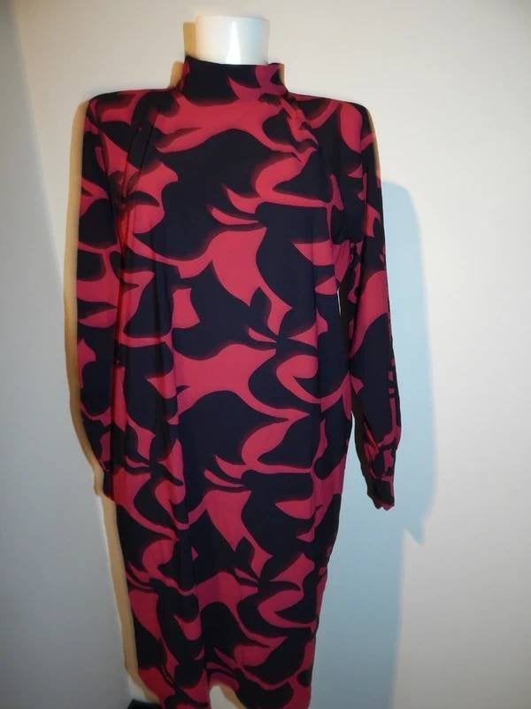 Studio Anneloes travel stof jurk kolletje bordeaux/ zwart M, Kleding | Dames, Maat 38/40 (M), Studio Anneloes, Zo goed als nieuw