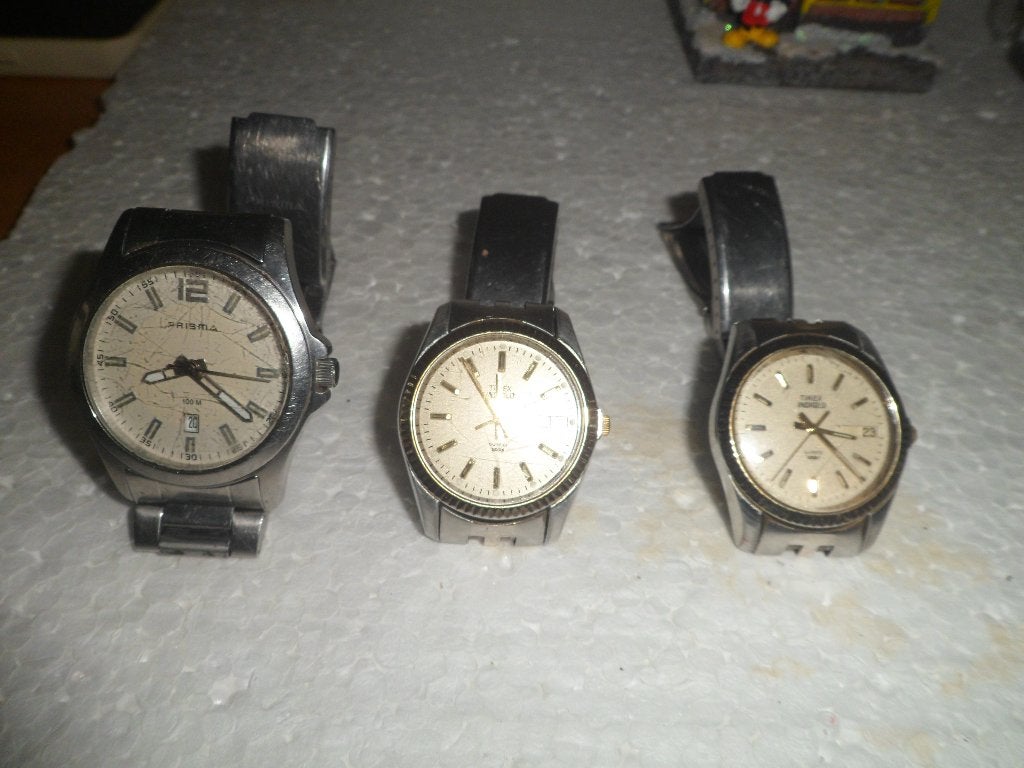 Vintage Polshorloge s te koop, Staal, Staal, Polshorloge, Zo goed als nieuw